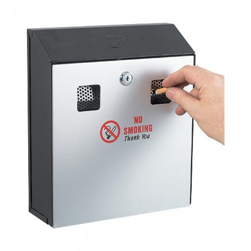 WallMounted Cigarette End Bin (CIGBIN) (Bins and Sacks)